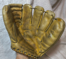 Sport Mater Baseball Glove Mickey Mantle Mickey's Model 6043 Genuine Cowhide VTG