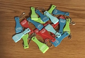 Lot Of 20 Brand New Hoosier Lottery Scratchers W/ Key Chain!