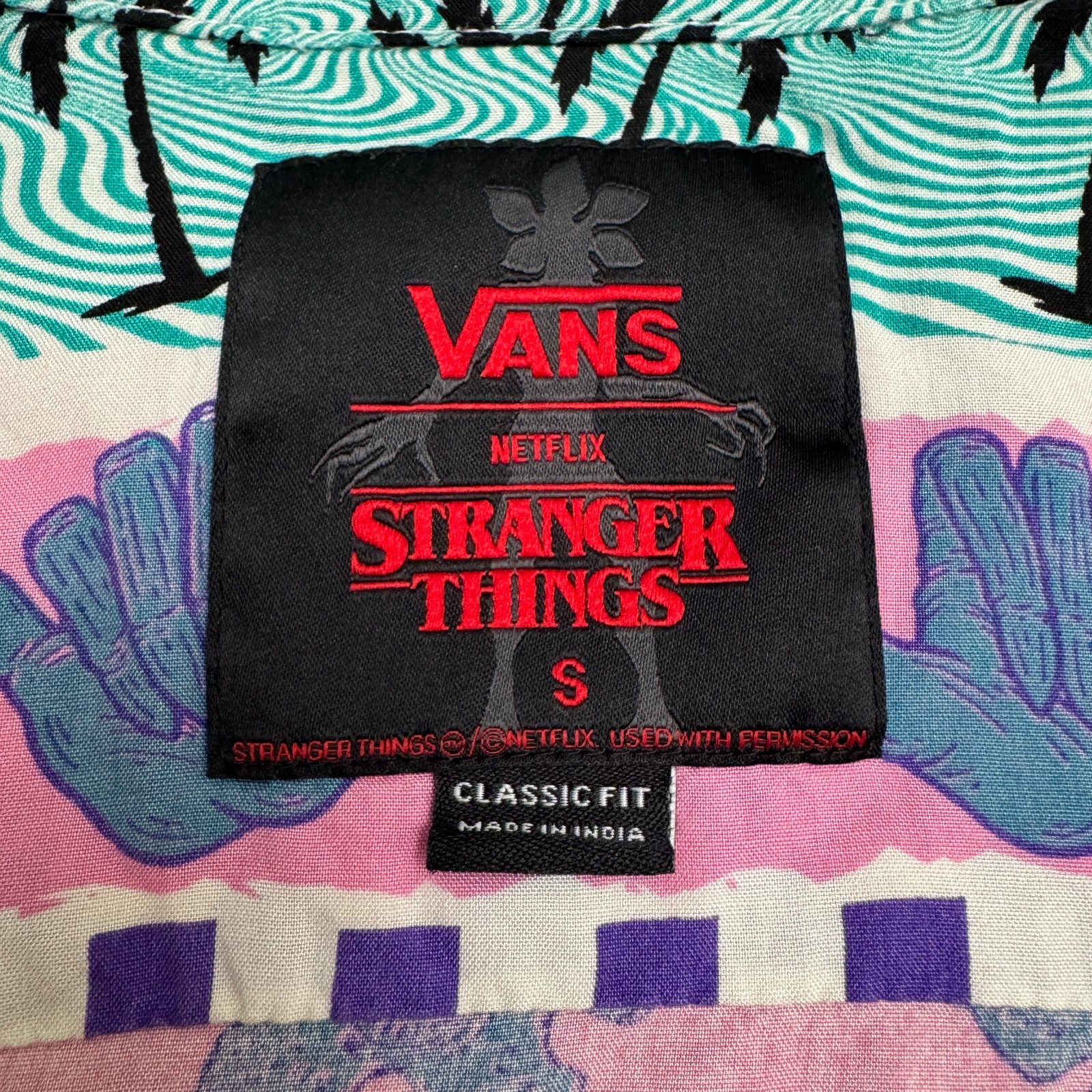 Vans Off The Wall Stranger Things Button Down Shi… - image 8