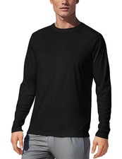 Men's UPF 50 Long Sleeve Tee UV Protection Quick Dry Athletic Shirt