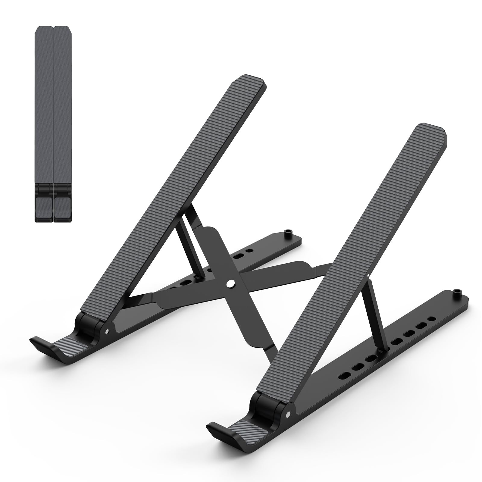 Adjustable Laptop Stand Foldable Cooling Desk Riser for 10-15.6