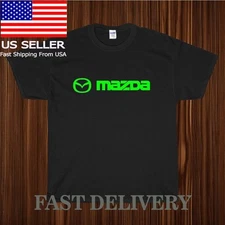 NEW SHIRT MAZDA MEN'S LOGO T-SHIRT UNISEX FUNNY AMERICAN USA SIZE S-5XL