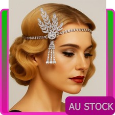 20s 1920 Headband Vintage Bridal Great Gatsby Headpiece Costume Accessorries