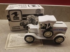 NEW Ertl USPS Post Office 1918 Ford Runabout US Mail Truck Bank Die Cast