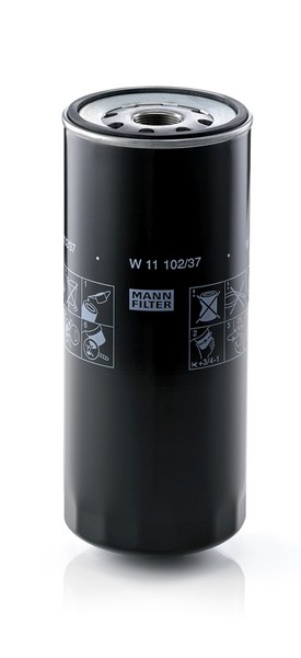 Mann-Filter ÖLfilter W 11 102/37 Anschraubfilter FüR Scania Irizar Omnicity 1 PB-image