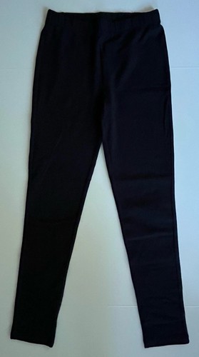 NWOT Lands' End Navy Blue Pull On Elastic Waist Leggings Size Youth L 14
