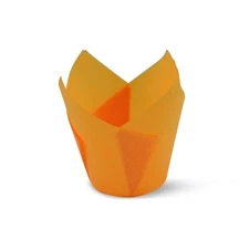 Orange Medium Size Tulip Baking Cups Cupcake Liners Muffin Liners Greaseproof...
