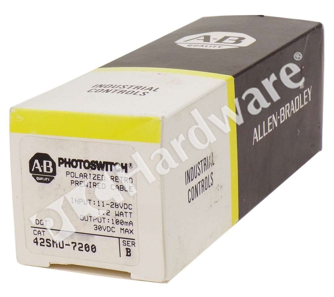 Open Pre-owned Allen Bradley 42SMU-7200 Ser B 7000 Series Photoelectric Sensor