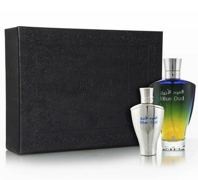 Blue Oud Set by Arabian Oud Oil 24ml & Spray 100ml -SUPER RICH   