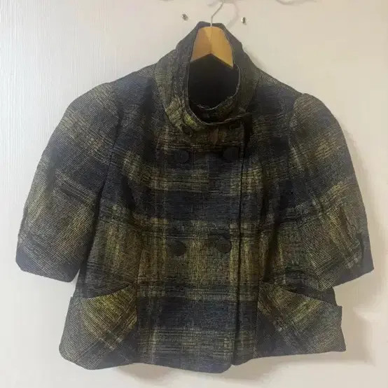 Ohsu Second Checked Pattern Jacket, Size 46 - image 2
