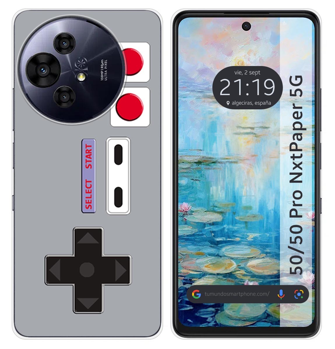 Custodia In Silicone Per TCL 50 / 50 Pro NXTPAPER 5G Design Console Disegni