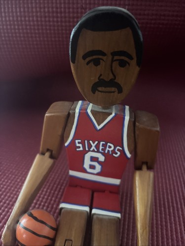 Dr. J Julius Erving Philadelphia 76ers Peg Gelenk Holzpuppe 1992 - Bild 5 von 5