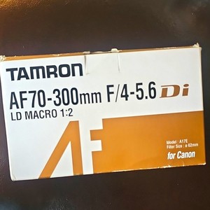 Tamron AF 70-300mm f/4-5.6 Di LD Macro 1:2 Zoom Lens Canon EF A17E