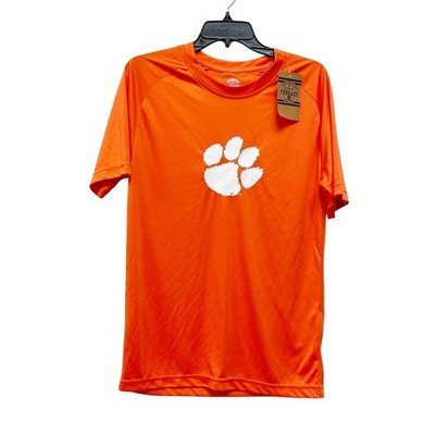 Rivalry Threads 91 NCAA Clemson Tigers Men's Poly T-Shirt Orange Size Small