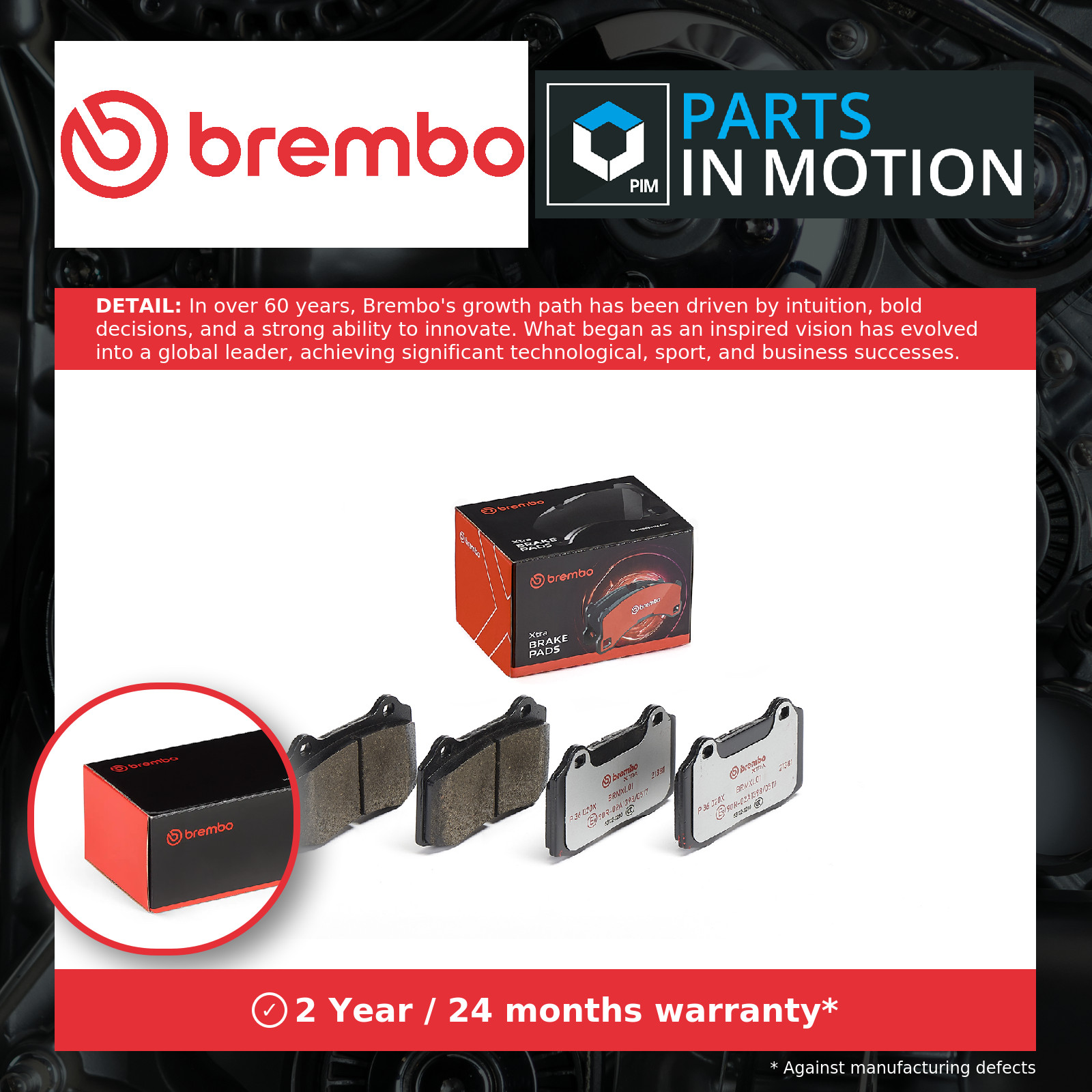 Brake Pads Set fits DAIMLER XJ X30 4.0 Rear 97 to 03 Brembo JLM21282 Quality New - Image 8