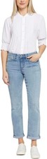 NYDJ Sheri Slim Lift Tuck Stretch Ankle Jeans in Corfu Size 12