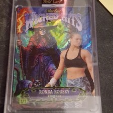 Wild Card Wicked Hits 2025 Ronda Rousey UFC MMA Card 1/1