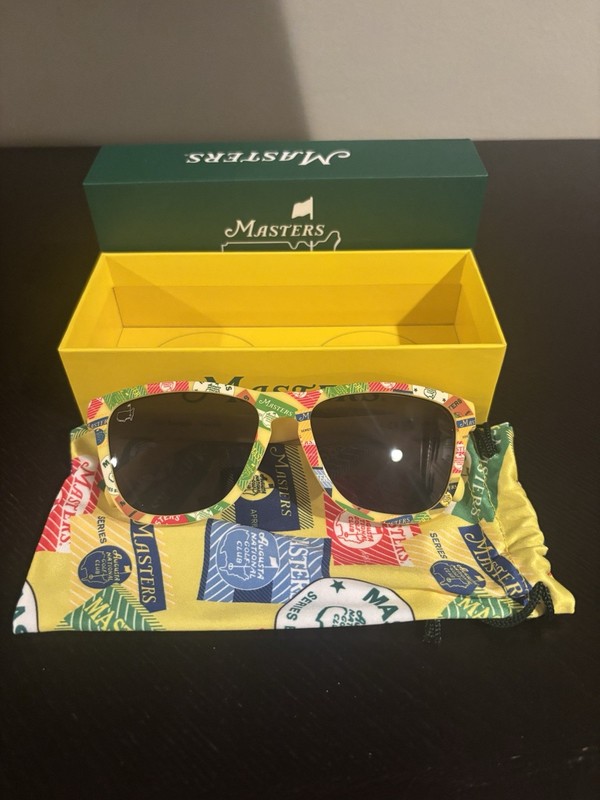 2026 Masters Goodr Sunglasses - ‘The Badges - Yellow’
