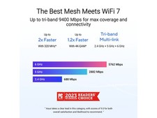 ZenWiFi BT6 Tri-Band WiFi 7 Mesh, 9.4 Gbps, 7600 sq.ft. 3pk , 2.5G WAN ASUS