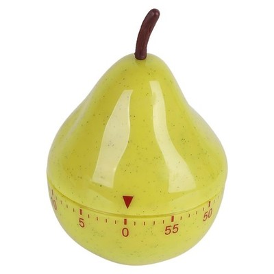 Pear Shape Timer 60-Minute Mechanical Kitchen Timer for Cooking Baking, Study...