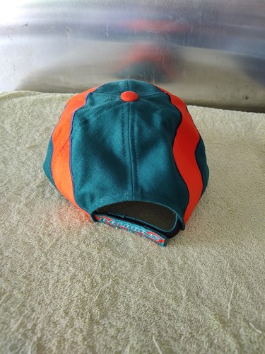 Vintage Annco Miami Dolphins Striped Logo Hat NWT - Picture 4 of 9