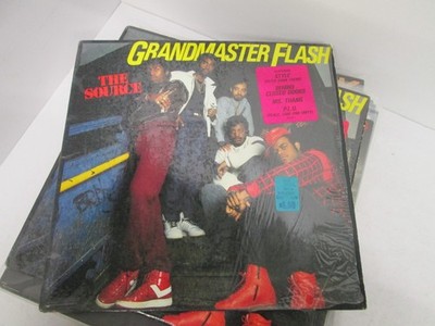 Grandmaster Flash- The Source Original 1986 Vinyl LP 60476-1  with Shrink/Hype