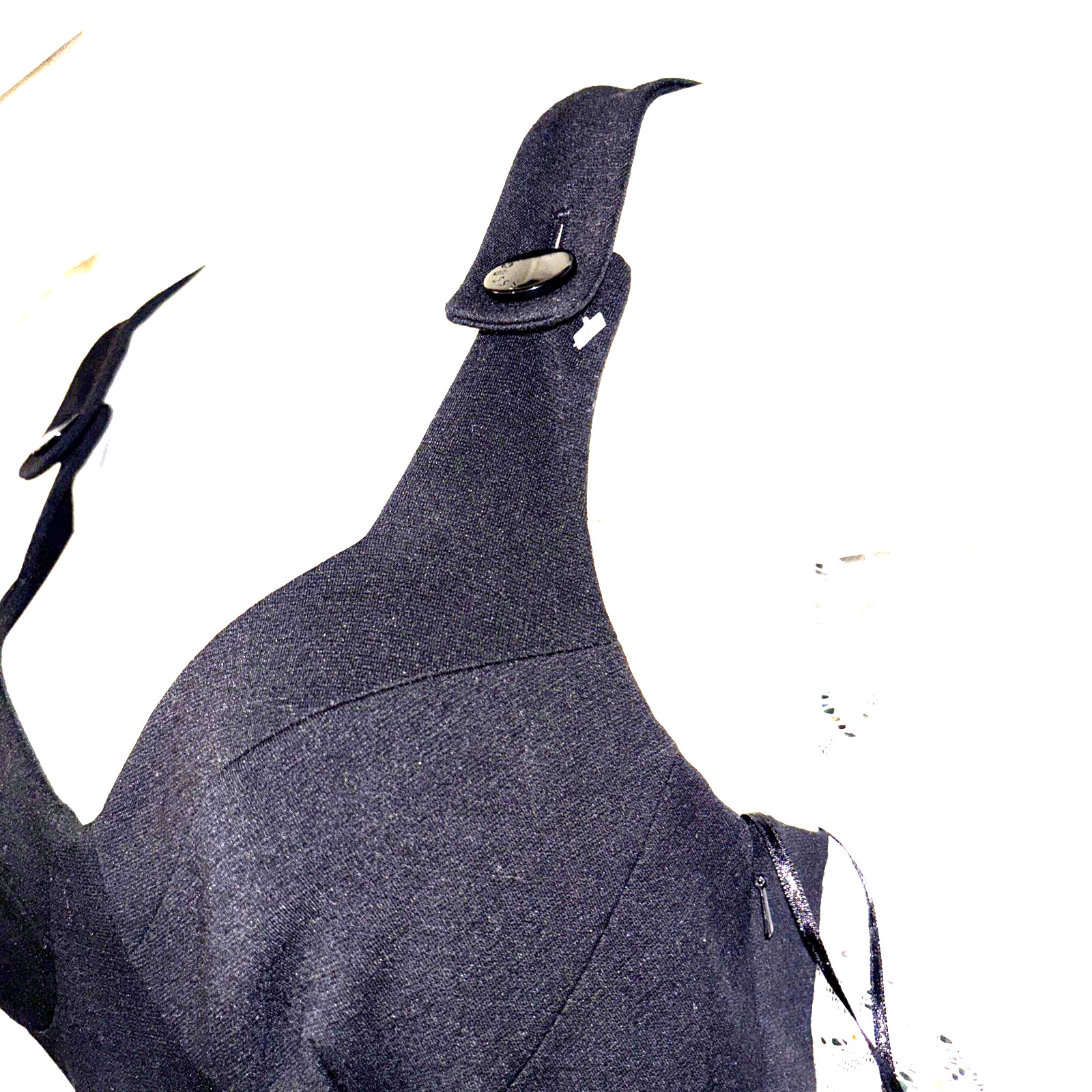 GUESS,solid black,racerback,2 button,straps,strai… - image 10