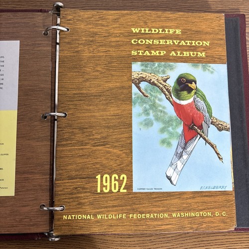 Wildlife National Conservation Federation Stamp Album 1959 To 1969 Complete - Picture 10 of 24