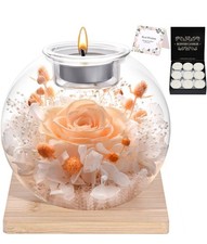 Gifts for Women Preserved Roses in Glass Dome with Scented - Romantic Preserved
