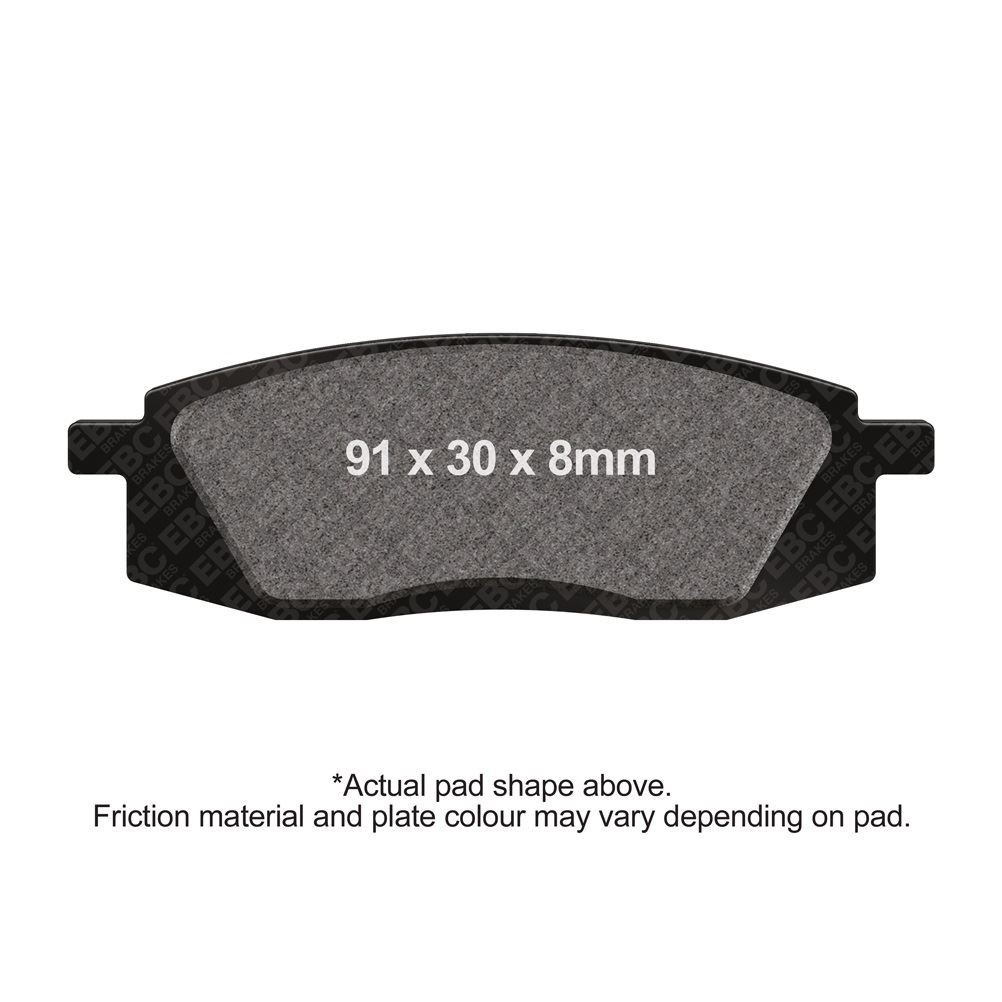 EBC Motorcycle R Series Brake Pads Front Left for Yamaha YZ 250 N 2T 1985