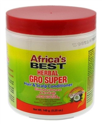 (2 PACK) Africas Best Gro Herbal Super 5.25 Ounce Jar