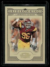 2008 Threads #CGK-24 Lawrence Jackson College Gridiron Kings Framed Red #/100