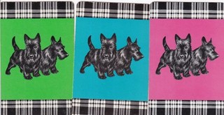 GENUINE SWAP PLAYING CARDS 3 SINGLE DOGS #17