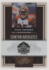 2007 Playoff Absolute Memorabilia Canton Absolutes Gold 43/50 Chad Johnson 0gm