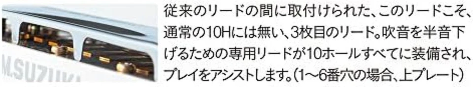 SUZUKI 10-Hole Harmonica ULTRA BEND SUB30 D Free Ship w/Tracking# New from Japan - Image 3 of 4