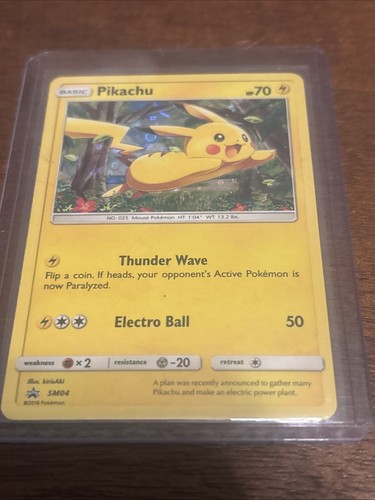 2016 holo promo Pikachu pokemon card Right From A Pack