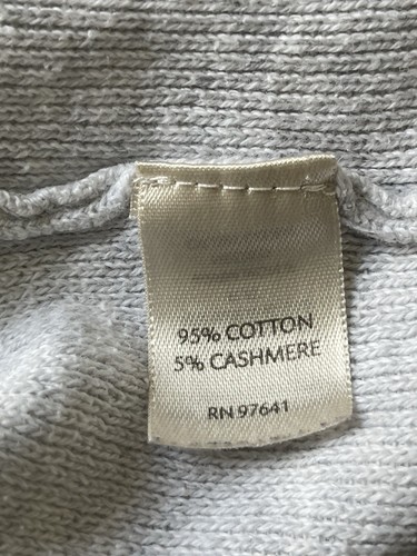 J. Jill Pure Crop Sweater Womens Medium Kimono Sleeve Cotton Cashmere Khaki - Picture 4 of 4