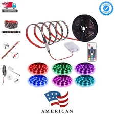 Versatile 2M LED Strip Lights - Waterproof RGB Ambience Lighting with Remote