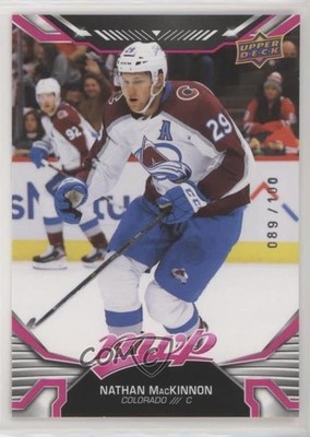 2022-23 Upper Deck MVP Magenta 89/100 Nathan MacKinnon #216 0sw9