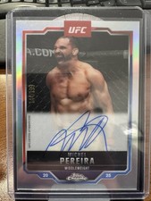 2025 Topps Chrome UFC - Chrome Veteran Autographs Michel Pereira #CVA-MA (AU)