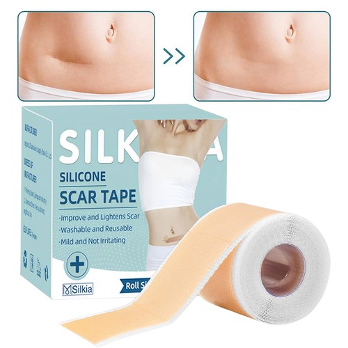 Scar Silicone Sheet Gel Patch Removal Skin Treatment Repair Wound Burn Natural