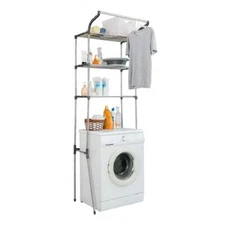 3tier Laundry Room Shelf Over The Toilet/washing Machine Storage Rack Bathroom O
