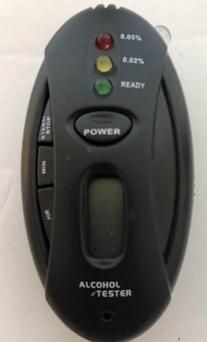 Tester alcol digitale LCD analizzatore respiro etilometro - Foto 3 di 3