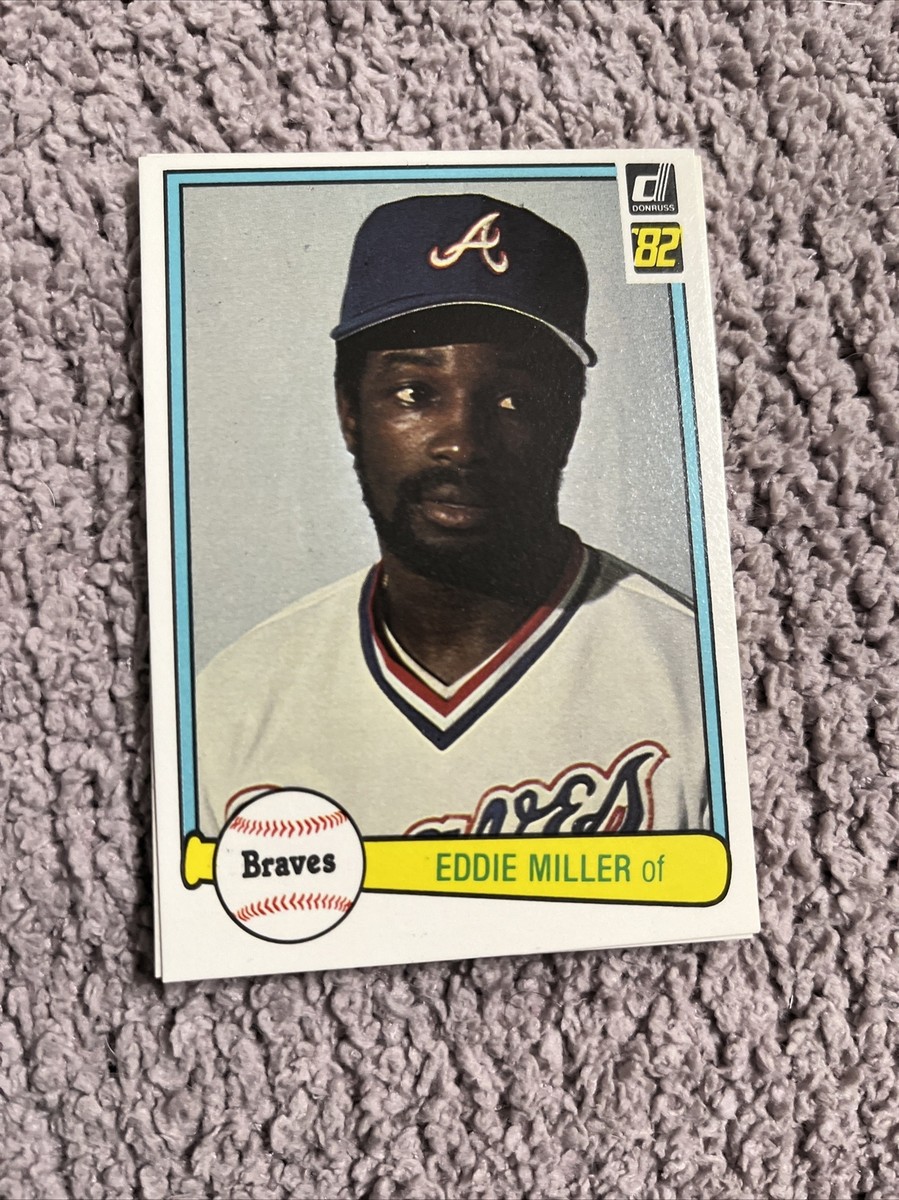 1982 Donruss Baseball Card #425 Eddie Miller Atlanta Braves | eBay
