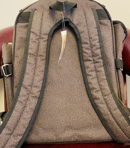 VonShef 4 Person Woven Gray Picnic Backpack With Blanket & Cooler Compartment - Picture 4 of 11