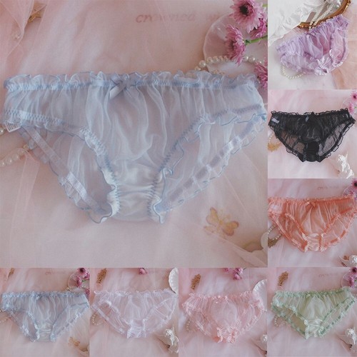 Comfortable Men Underwear Underpants Brief Floral Knicker Lace Panties