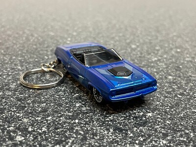 Fits 1970 Barracuda Challenger Keychain Convertible Diecast Car Matchbox Hot Whe