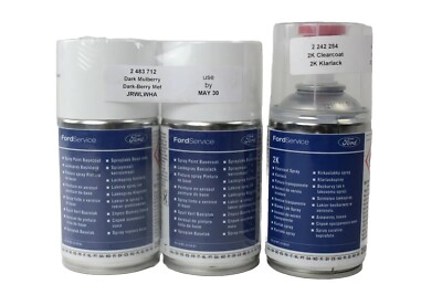 Original Ford Autolack Set Dark Berry + 2K Klarlack je 250ml 2483712 + 2242254