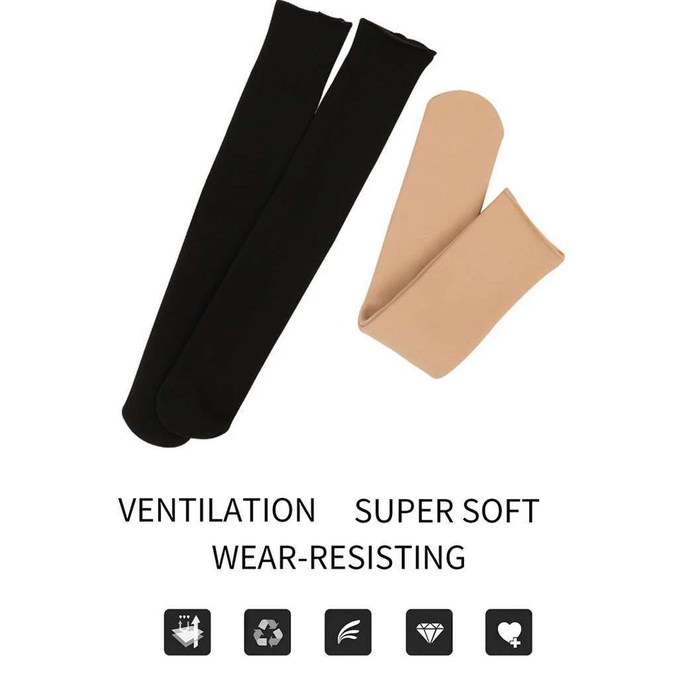 Mujeres Damas Cálido Térmico Sobre la Rodilla Invierno Calcetín Forrado de Vellón Calcetines Largos EE. UU. Foto 4 de 4