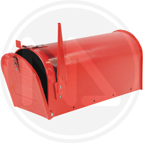 Cassetta Postale In Acciaio Verniciato Rosso Modello Signal - Design Classico - Foto 12